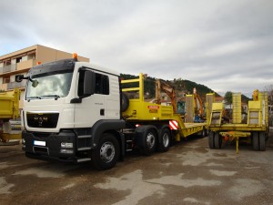 Photo des camions de transports ARNAUD